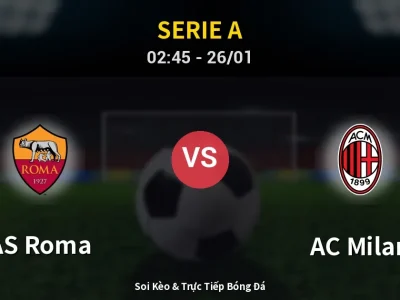 Kết Quả: AS Roma 1-1 AC Milan – Highlight & Bàn Thắng | Serie A