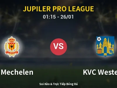 Kết Quả: KV Mechelen 1-1 KVC Westerlo – Highlight & Bàn Thắng | Jupiler Pro League