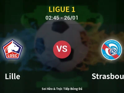 Kết Quả: Lille 1-4 Strasbourg – Highlight & Bàn Thắng | Ligue 1