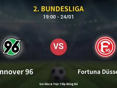 🔴 Trực Tiếp: Hannover 96 0-0 Fortuna Düsseldorf – Link Xem 2. Bundesliga (Full HD)