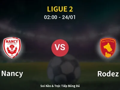 Kết Quả: Nancy 1-3 Rodez – Highlight & Bàn Thắng | Ligue 2