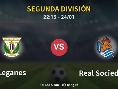 Soi Kèo Leganes vs Real Sociedad II – 22:15 24/01 | Nhận Định, Dự Đoán Tỷ Số