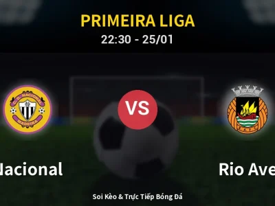Soi Kèo Nacional vs Rio Ave – 22:30 25/01 | Nhận Định, Dự Đoán Tỷ Số
