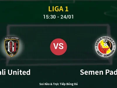 Kết Quả: Bali United 3-3 Semen Padang – Highlight & Bàn Thắng | Liga 1