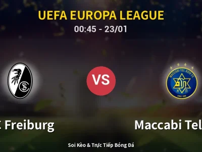 Kết Quả: SC Freiburg 1-0 Maccabi Tel Aviv – Highlight & Bàn Thắng | UEFA Europa League