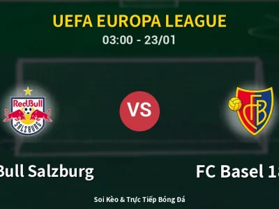 Kết Quả: Red Bull Salzburg 3-1 FC Basel 1893 – Highlight & Bàn Thắng | UEFA Europa League