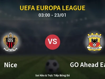 Kết Quả: Nice 3-1 GO Ahead Eagles – Highlight & Bàn Thắng | UEFA Europa League