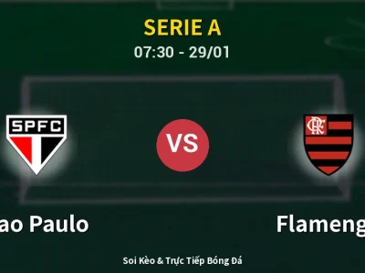 Kết Quả: Sao Paulo 2-1 Flamengo – Highlight & Bàn Thắng | Serie A