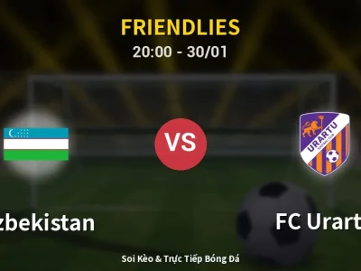 🔴 Trực Tiếp: Uzbekistan 1-1 FC Urartu – Link Xem Friendlies (Full HD)
