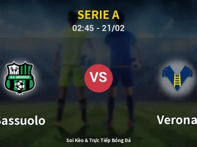 Kết Quả: Sassuolo 3-0 Verona – Highlight & Bàn Thắng | Serie A