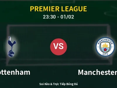 Soi Kèo Tottenham vs Manchester City – 23:30 01/02 | Nhận Định, Dự Đoán Tỷ Số