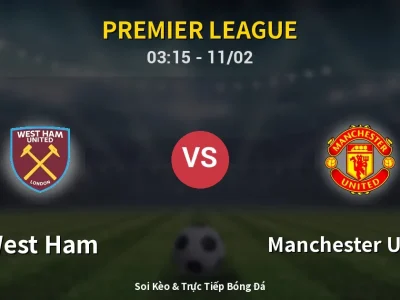 Kết Quả: West Ham 1-1 Manchester United – Highlight & Bàn Thắng | Premier League