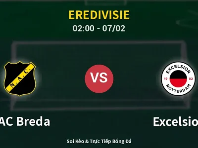 Kết Quả: NAC Breda 0-2 Excelsior – Highlight & Bàn Thắng | Eredivisie