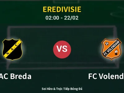 Kết Quả: NAC Breda 1-0 FC Volendam – Highlight & Bàn Thắng | Eredivisie