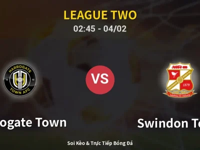 Kết Quả: Harrogate Town 0-1 Swindon Town – Highlight & Bàn Thắng | League Two