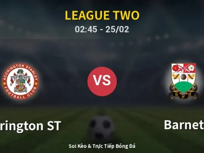Kết Quả: Accrington ST 0-1 Barnet – Highlight & Bàn Thắng | League Two