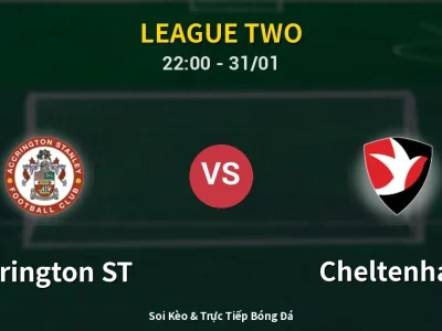 Soi Kèo Accrington ST vs Cheltenham – 22:00 31/01 | Nhận Định, Dự Đoán Tỷ Số