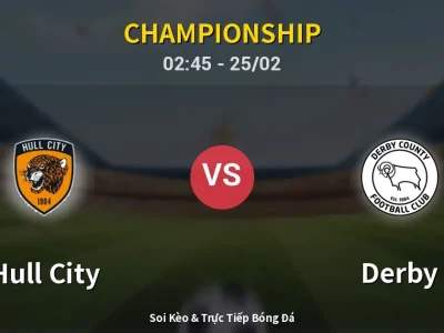 Kết Quả: Hull City 4-2 Derby – Highlight & Bàn Thắng | Championship