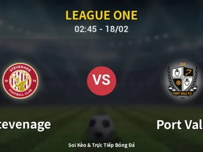 Kết Quả: Stevenage 2-1 Port Vale – Highlight & Bàn Thắng | League One