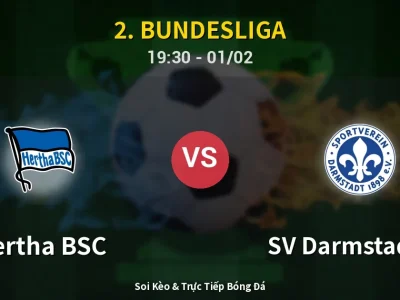 🔴 Trực Tiếp: Hertha BSC 2-1 SV Darmstadt 98 – Link Xem 2. Bundesliga (Full HD)