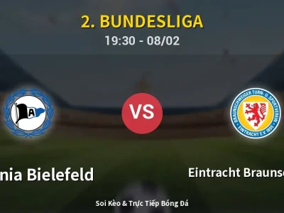 Kết Quả: Arminia Bielefeld 3-2 Eintracht Braunschweig – Highlight & Bàn Thắng | 2. Bundesliga