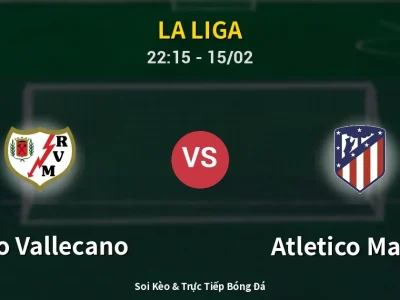 🔴 Trực Tiếp: Rayo Vallecano 0-0 Atletico Madrid – Link Xem La Liga (Full HD)
