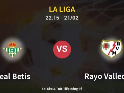 🔴 Trực Tiếp: Real Betis 0-0 Rayo Vallecano – Link Xem La Liga (Full HD)