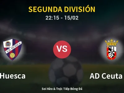 🔴 Trực Tiếp: Huesca 0-0 AD Ceuta FC – Link Xem Segunda División (Full HD)