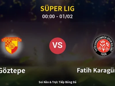Kết Quả: Göztepe 2-1 Fatih Karagümrük – Highlight & Bàn Thắng | Süper Lig