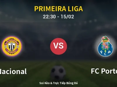 🔴 Trực Tiếp: Nacional 0-0 FC Porto – Link Xem Primeira Liga (Full HD)