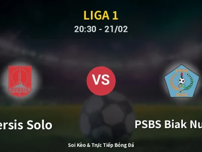 Kết Quả: Persis Solo 1-1 PSBS Biak Numfor – Highlight & Bàn Thắng | Liga 1