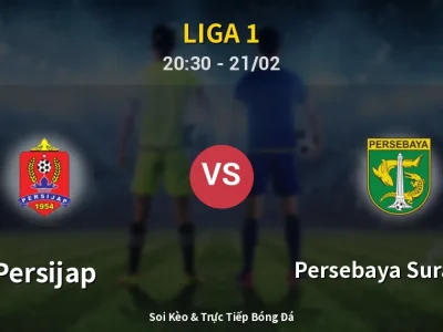 🔴 Trực Tiếp: Persijap 2-0 Persebaya Surabaya – Link Xem Liga 1 (Full HD)