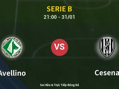 🔴 Trực Tiếp: Avellino 2-1 Cesena – Link Xem Serie B (Full HD)