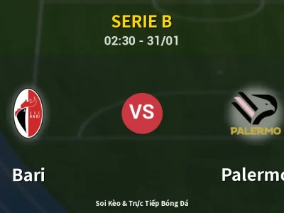 Kết Quả: Bari 0-3 Palermo – Highlight & Bàn Thắng | Serie B