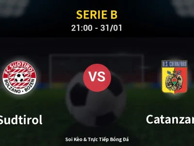 🔴 Trực Tiếp: Sudtirol 2-1 Catanzaro – Link Xem Serie B (Full HD)