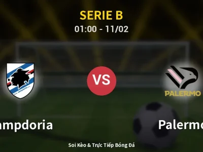 Kết Quả: Sampdoria 3-3 Palermo – Highlight & Bàn Thắng | Serie B