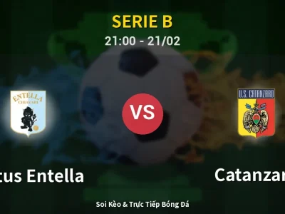 🔴 Trực Tiếp: Virtus Entella 0-1 Catanzaro – Link Xem Serie B (Full HD)
