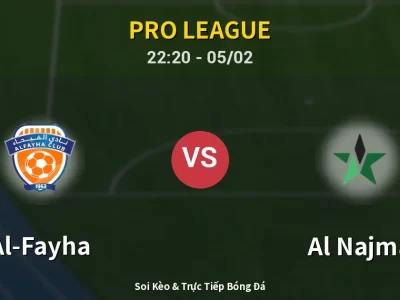 🔴 Trực Tiếp: Al-Fayha 1-0 Al Najma – Link Xem Pro League (Full HD)