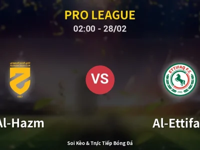 Kết Quả: Al-Hazm 3-1 Al-Ettifaq – Highlight & Bàn Thắng | Pro League