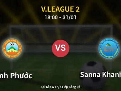 Kết Quả: Bình Phước 3-1 Sanna Khanh Hoa – Highlight & Bàn Thắng | V.League 2