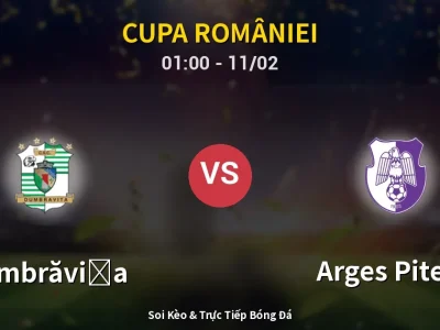 Kết Quả: Dumbrăviţa 1-2 Arges Pitesti – Highlight & Bàn Thắng | Cupa României