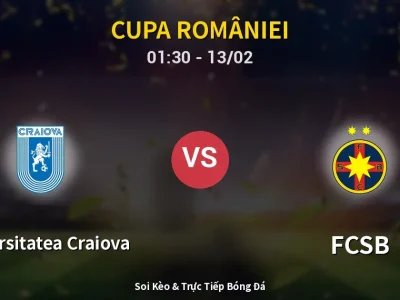 Kết Quả: Universitatea Craiova 2-2 FCSB – Highlight & Bàn Thắng | Cupa României