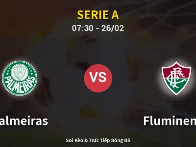 Kết Quả: Palmeiras 2-1 Fluminense – Highlight & Bàn Thắng | Serie A
