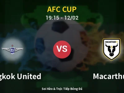 Kết Quả: Bangkok United 2-0 Macarthur – Highlight & Bàn Thắng | AFC Cup