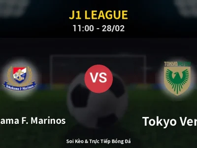 Kết Quả: Yokohama F. Marinos 3-2 Tokyo Verdy – Highlight & Bàn Thắng | J1 League