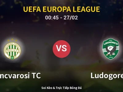Kết Quả: Ferencvarosi TC 2-0 Ludogorets – Highlight & Bàn Thắng | UEFA Europa League