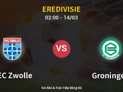 Kết Quả: PEC Zwolle 1-1 Groningen – Highlight & Bàn Thắng | Eredivisie