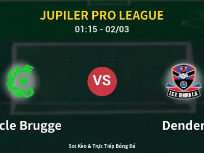 Kết Quả: Cercle Brugge 0-0 Dender – Highlight & Bàn Thắng | Jupiler Pro League