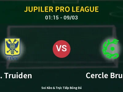 Kết Quả: St. Truiden 2-1 Cercle Brugge – Highlight & Bàn Thắng | Jupiler Pro League