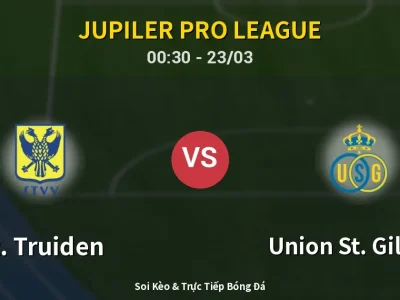 Kết Quả: St. Truiden 1-3 Union St. Gilloise – Highlight & Bàn Thắng | Jupiler Pro League